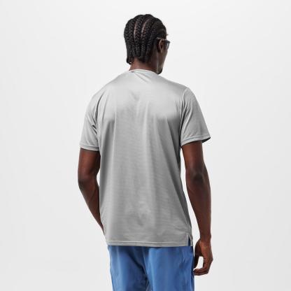 New Balance Men's Short-Sleeve Performance Gym Top Slate Grey