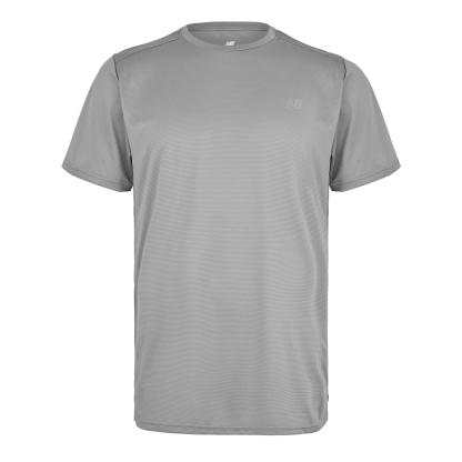 New Balance Men's Short-Sleeve Performance Gym Top Slate Grey
