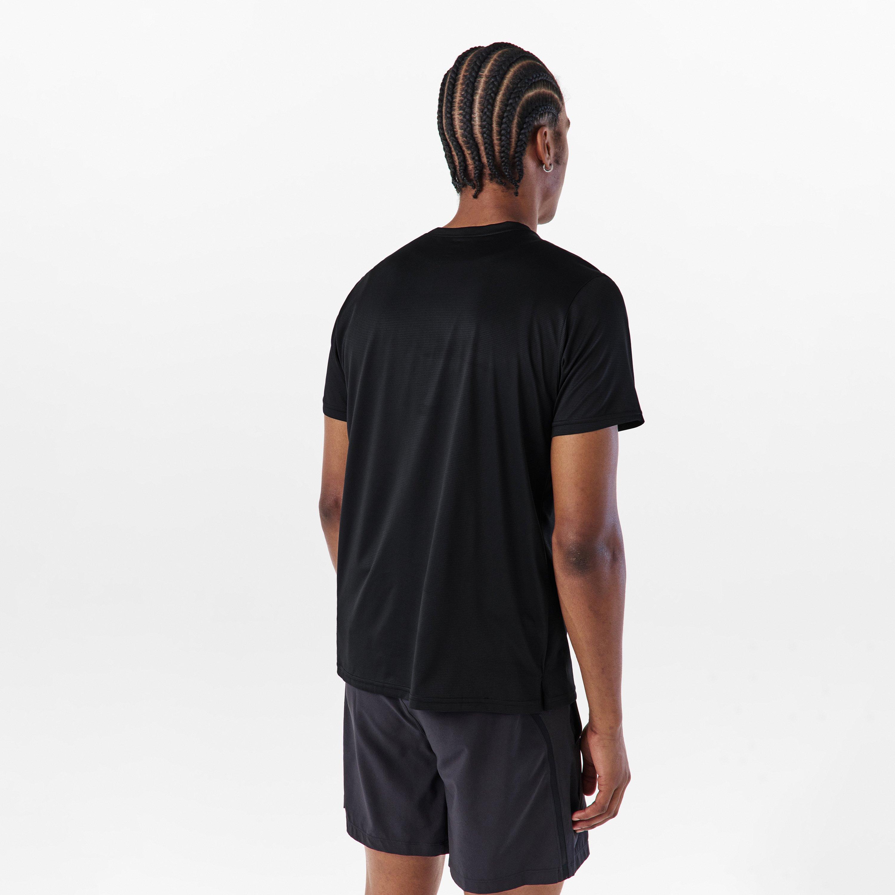 New Balance Men's Short-Sleeve Performance Gym Top Black