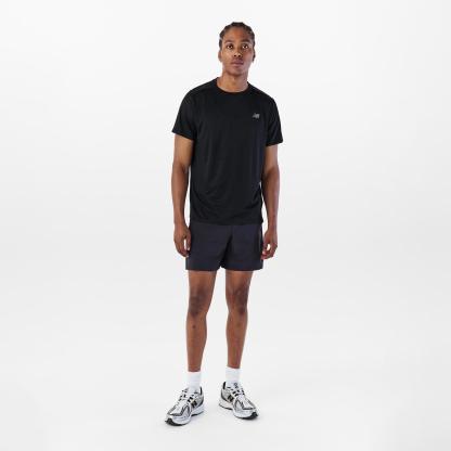 New Balance Men's Short-Sleeve Performance Gym Top Black