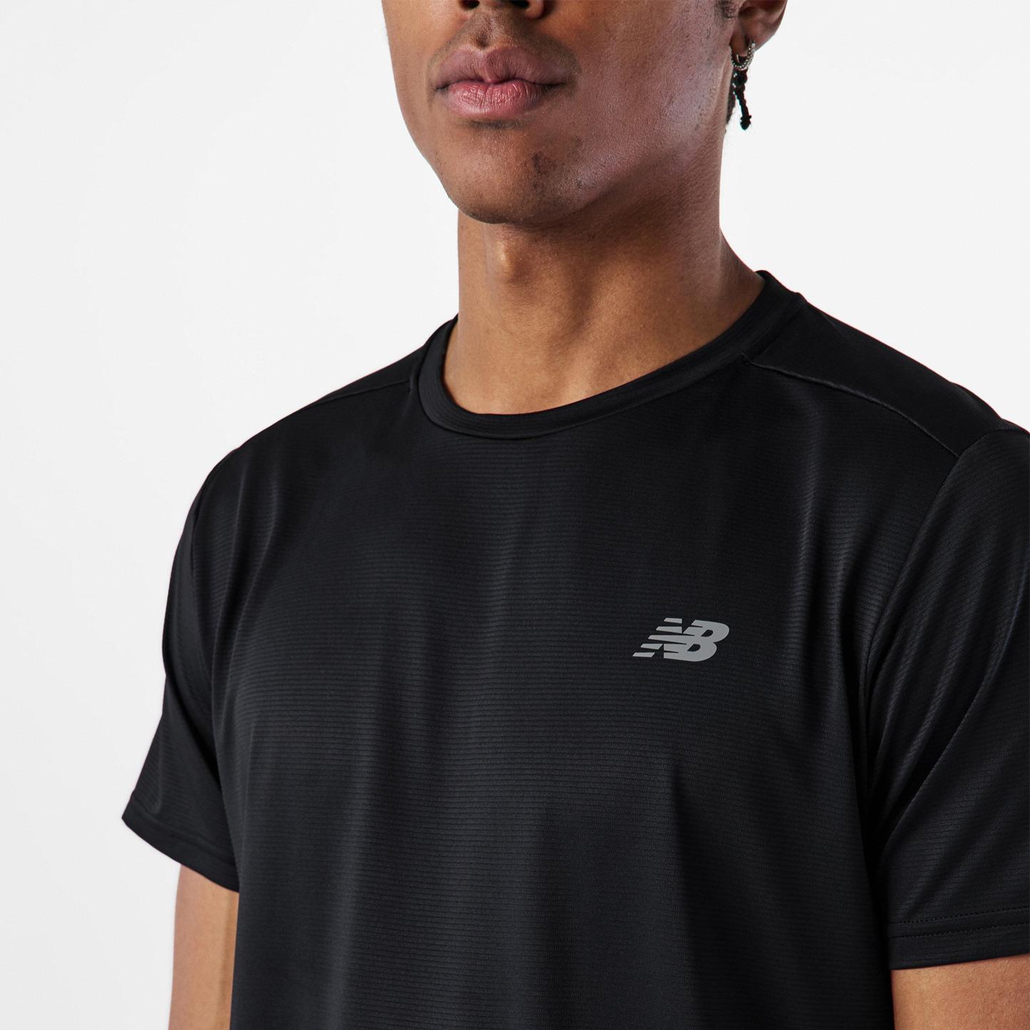 New Balance Men's Short-Sleeve Performance Gym Top Black