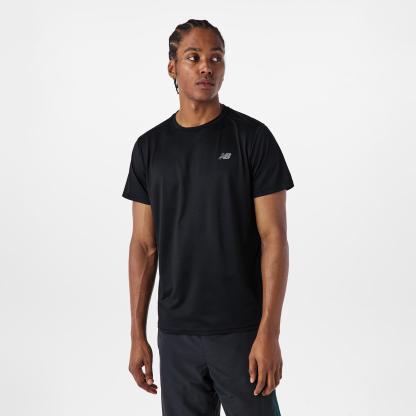 New Balance Men's Short-Sleeve Performance Gym Top Black