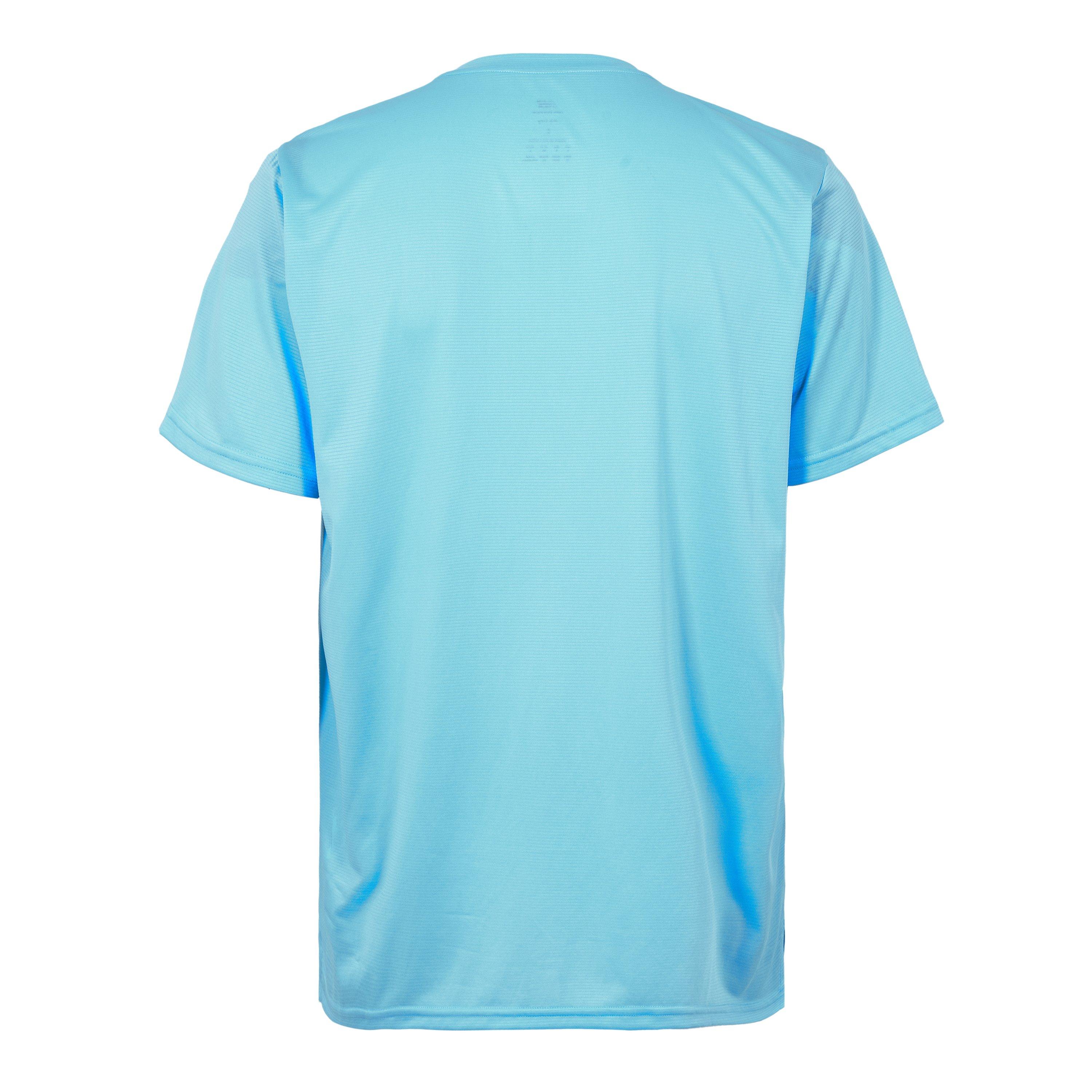 New Balance Men's Short-Sleeve Performance Gym Top Sky Blue