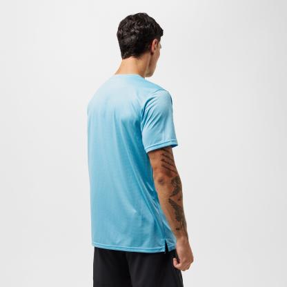 New Balance Men's Short-Sleeve Performance Gym Top Sky Blue