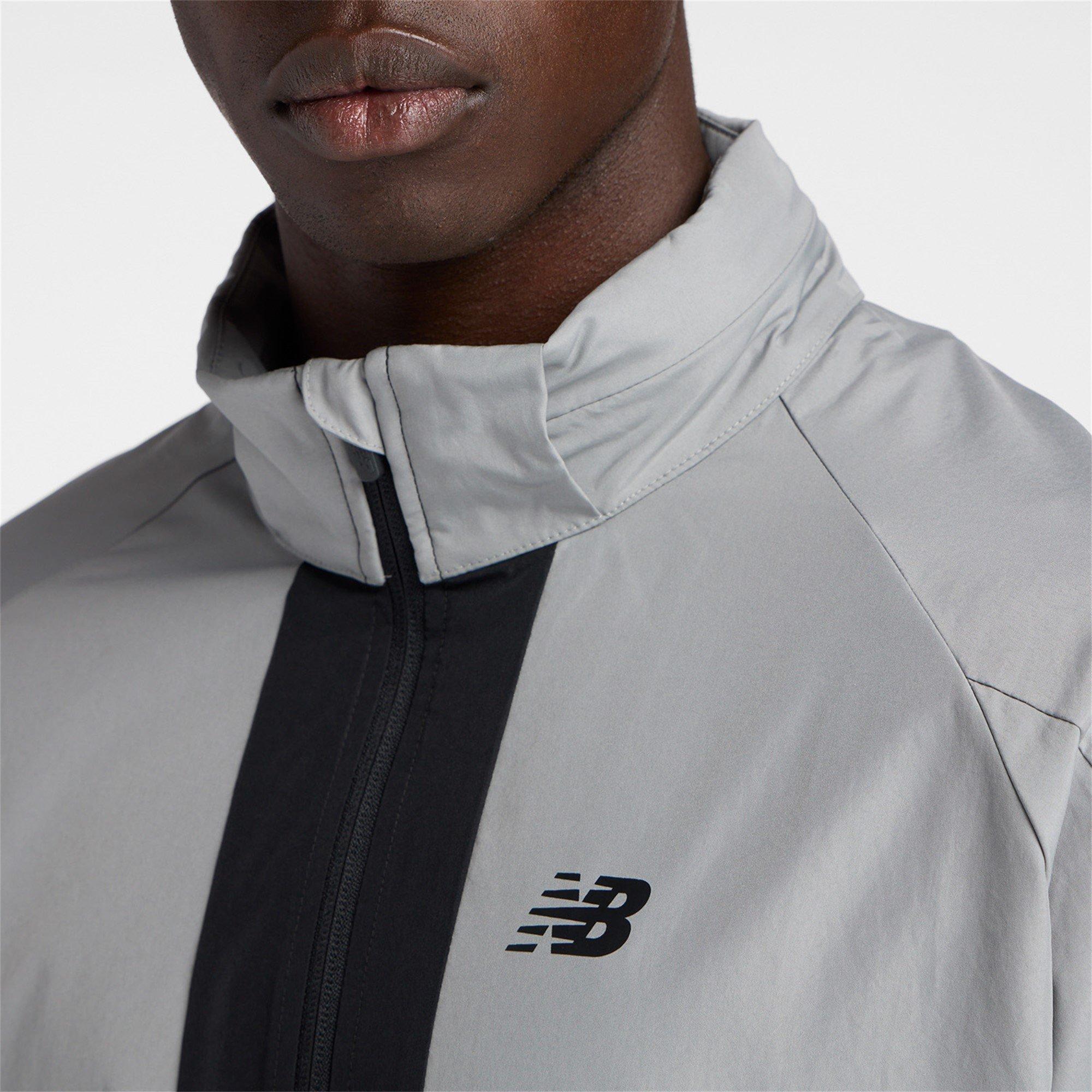 New Balance Men's Tracksuit Top Grey/Black