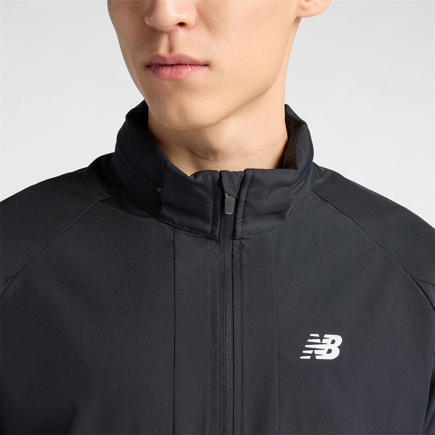 New Balance Men's Tracksuit Top Black