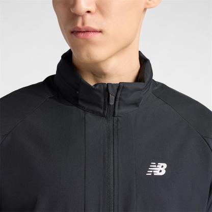 New Balance Men's Tracksuit Top Black