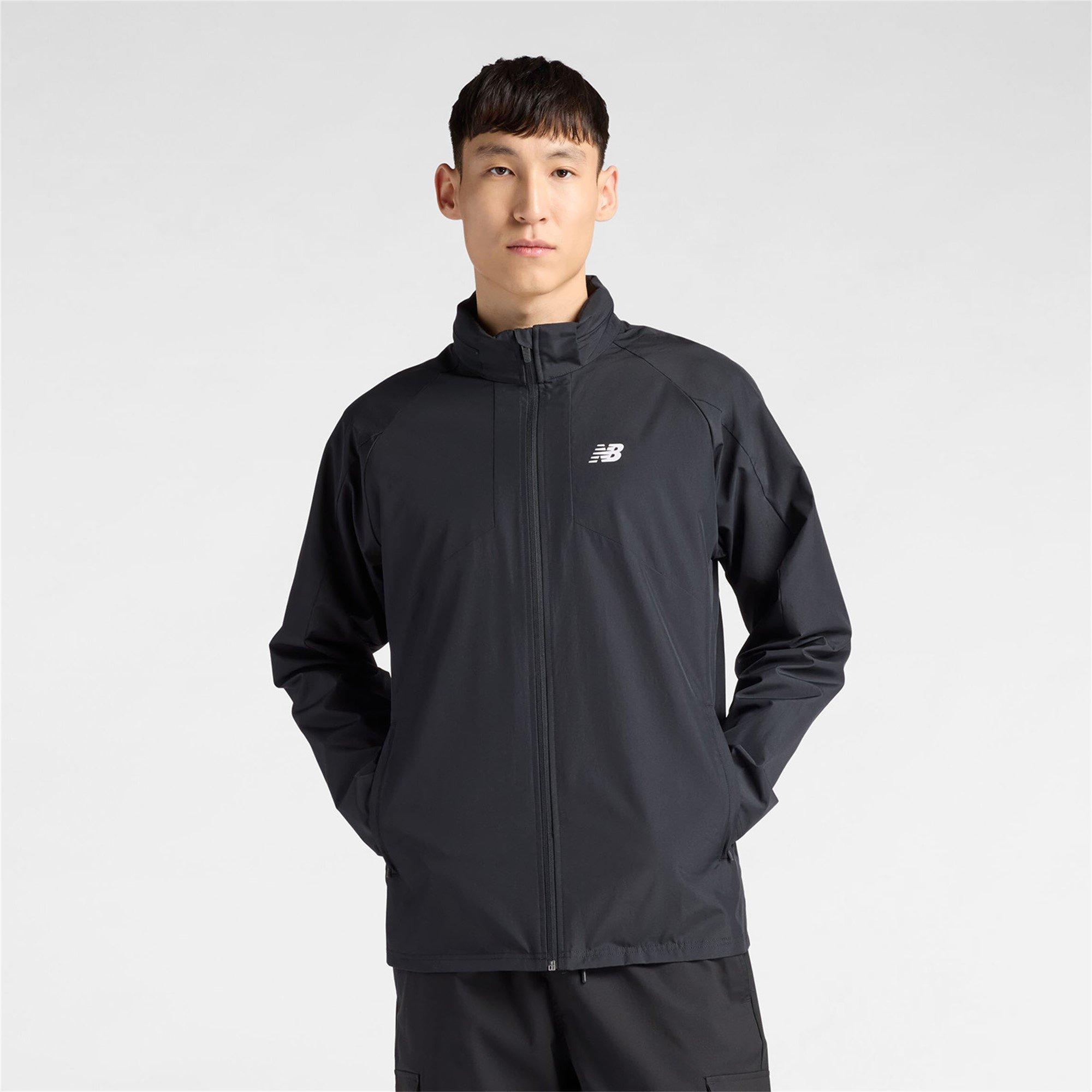 New Balance Men's Tracksuit Top Black