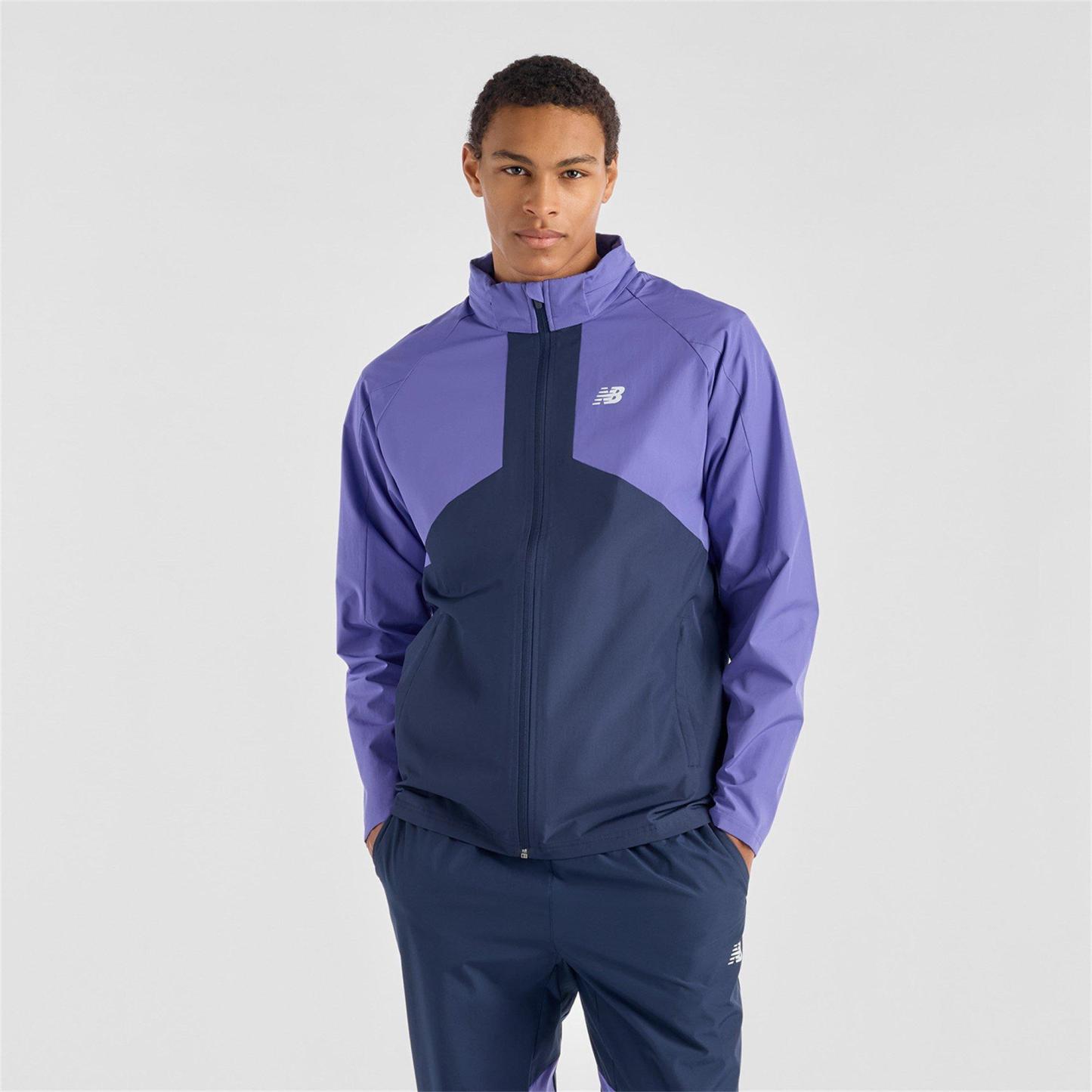 New Balance Men's Tracksuit Top Purple