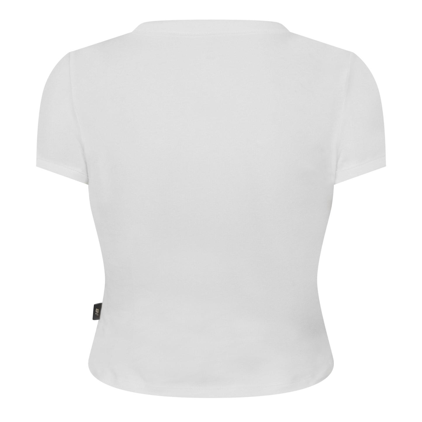 New Balance Women's Crop Top White/Black