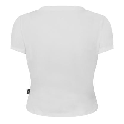 New Balance Women's Crop Top White/Black