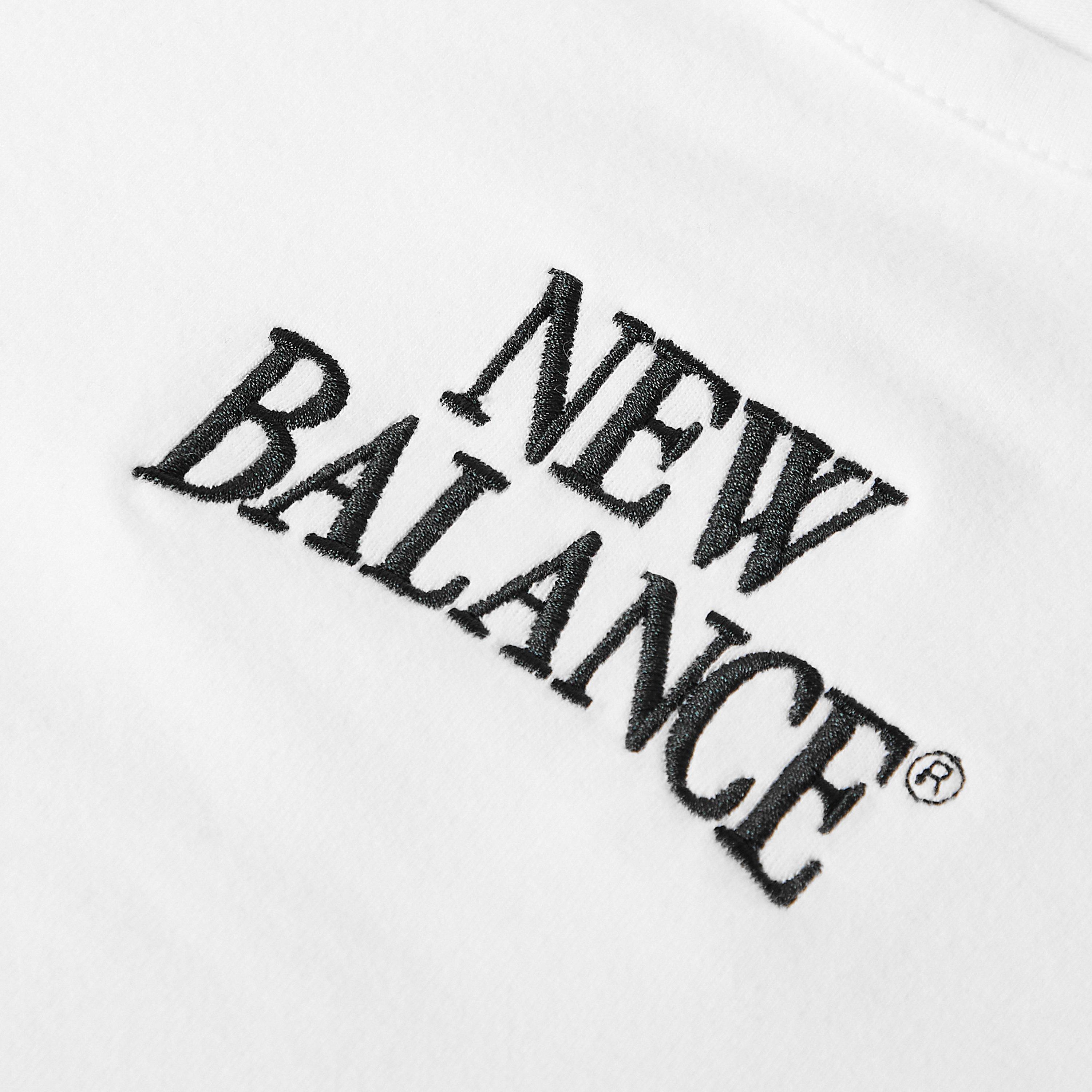 New Balance Women's Crop Top White/Black