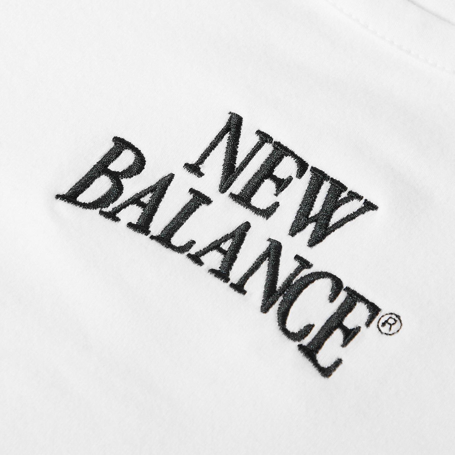 New Balance Women's Crop Top White/Black