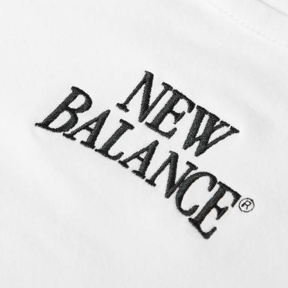 New Balance Women's Crop Top White/Black