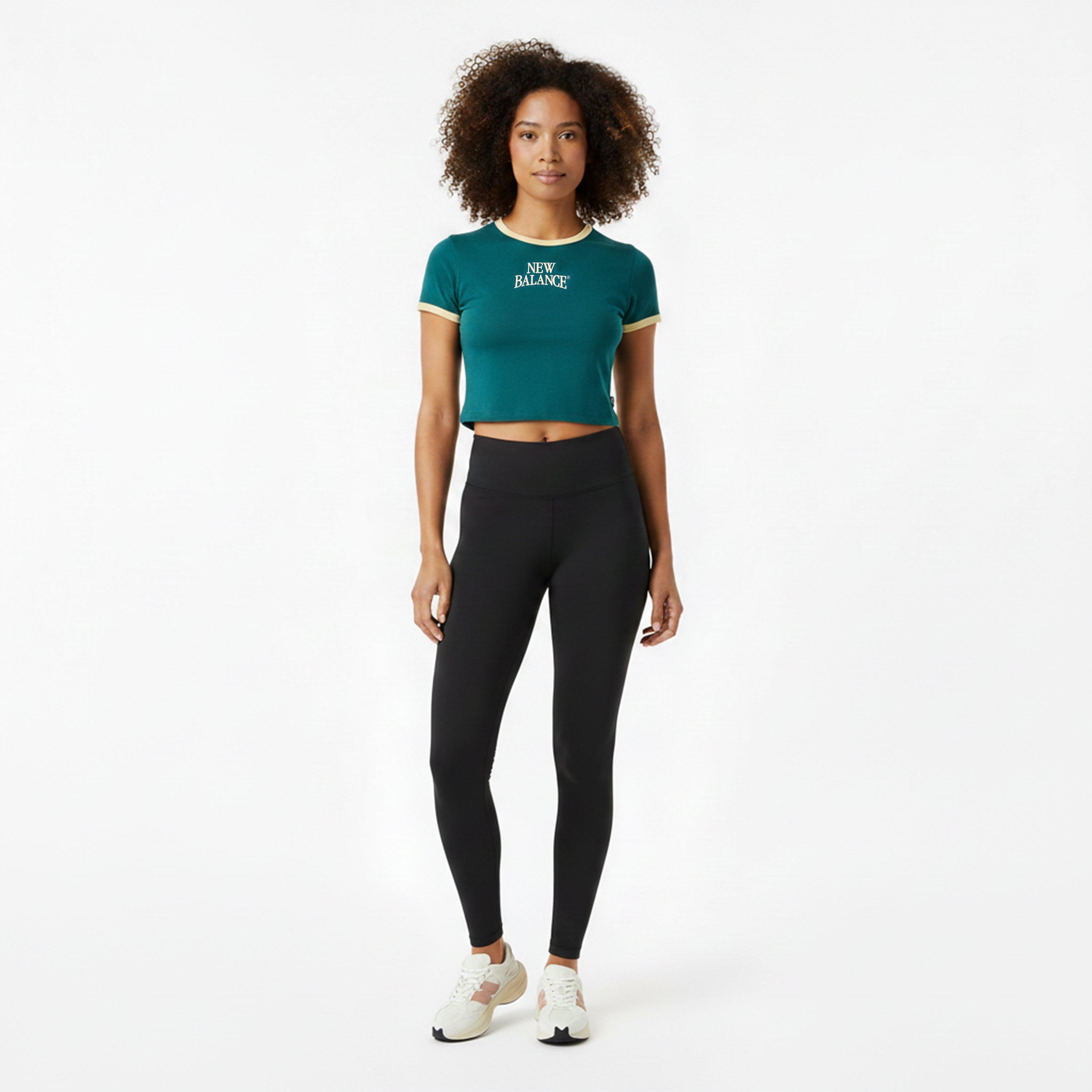 New Balance Women's Crop Top Green