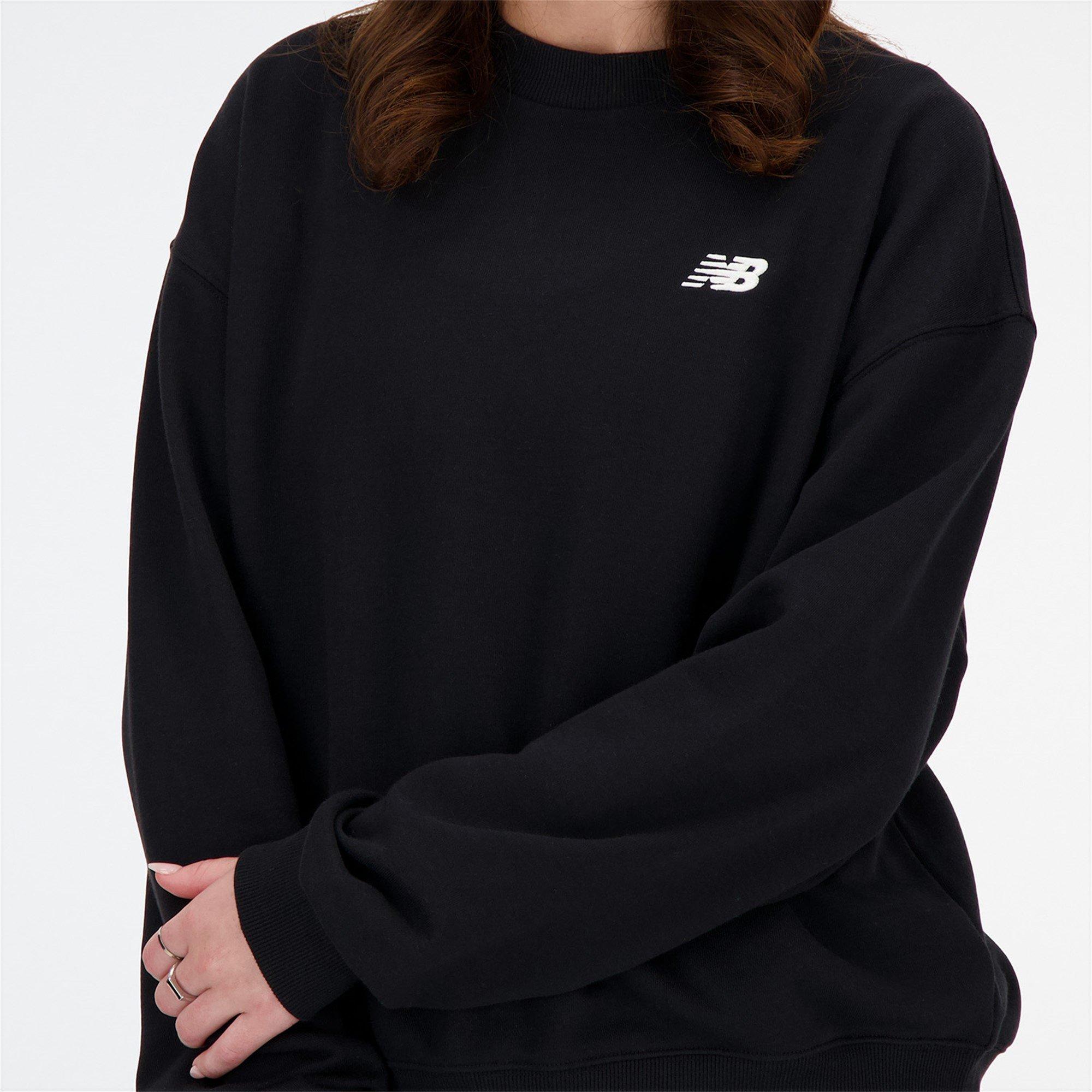 New Balance French Terry Crewneck Top Black