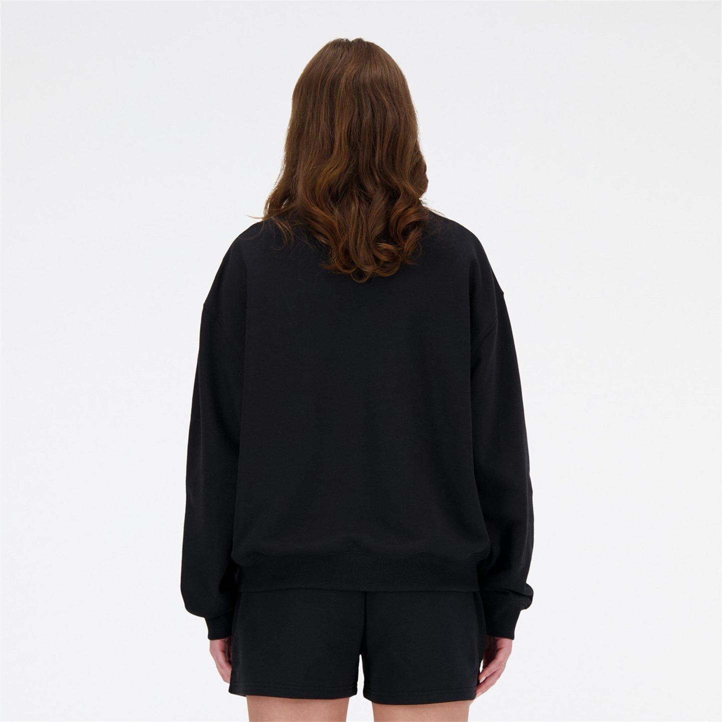New Balance French Terry Crewneck Top Black