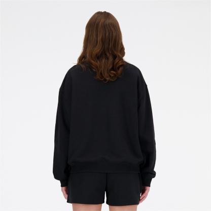 New Balance French Terry Crewneck Top Black