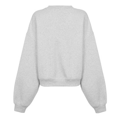 New Balance Womens New Balance - Trackside Crew Light Grey