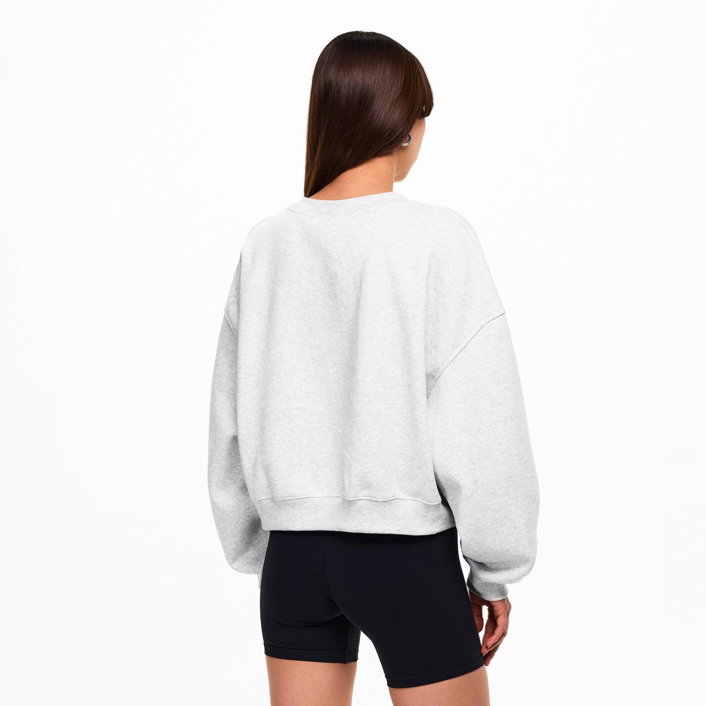 New Balance Womens New Balance - Trackside Crew Light Grey