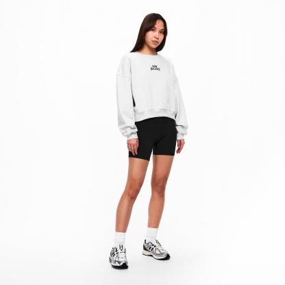 New Balance Womens New Balance - Trackside Crew Light Grey