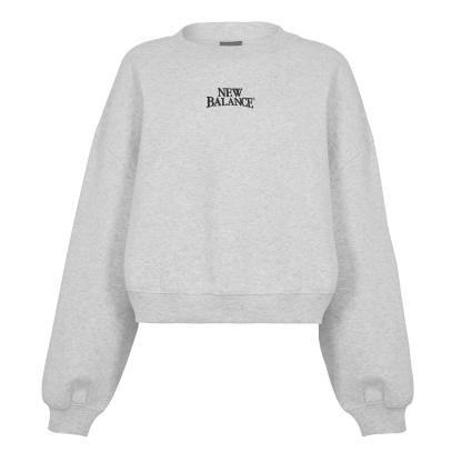 New Balance Womens New Balance - Trackside Crew Light Grey