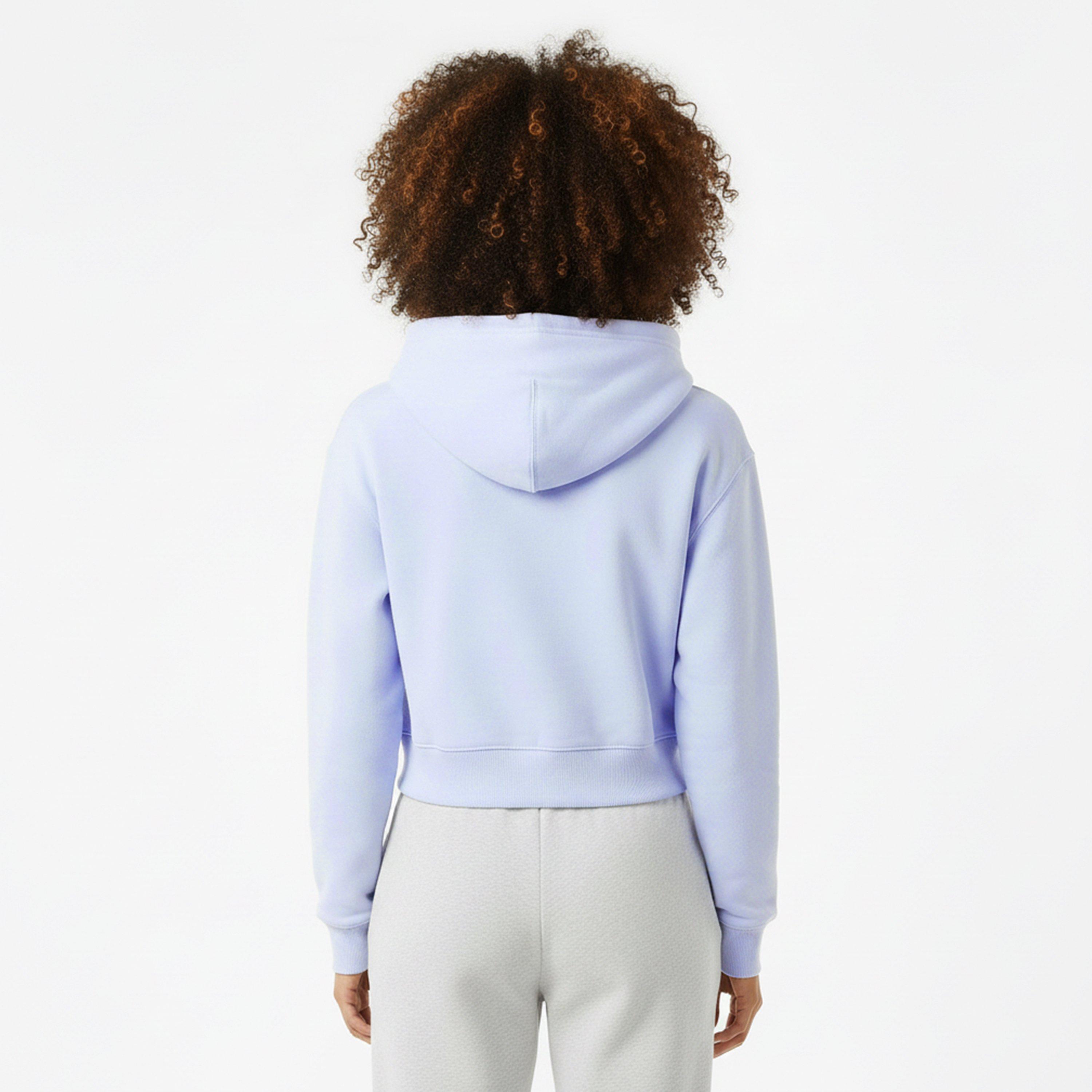New Balance Womens Trackside Zip Hoodie Lilac