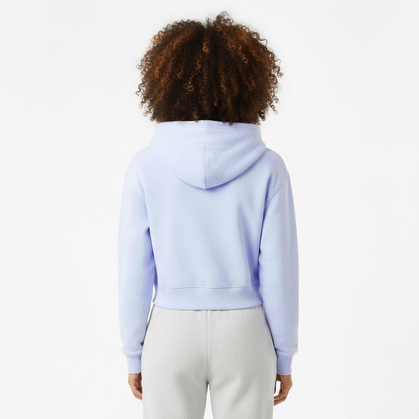New Balance Womens Trackside Zip Hoodie Lilac