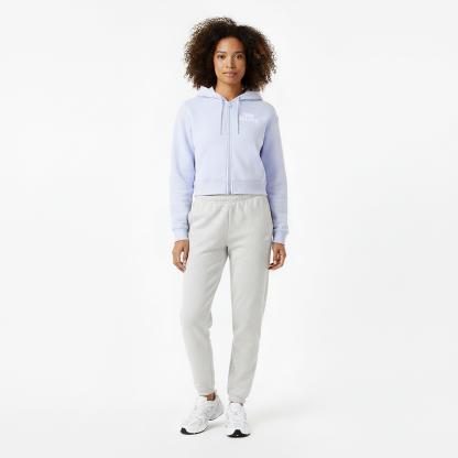 New Balance Womens Trackside Zip Hoodie Lilac