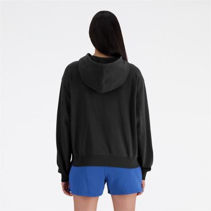 New Balance Women's French Terry Hoodie Black