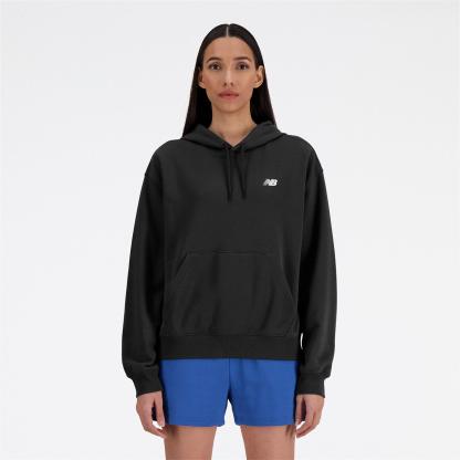New Balance Women's French Terry Hoodie Black