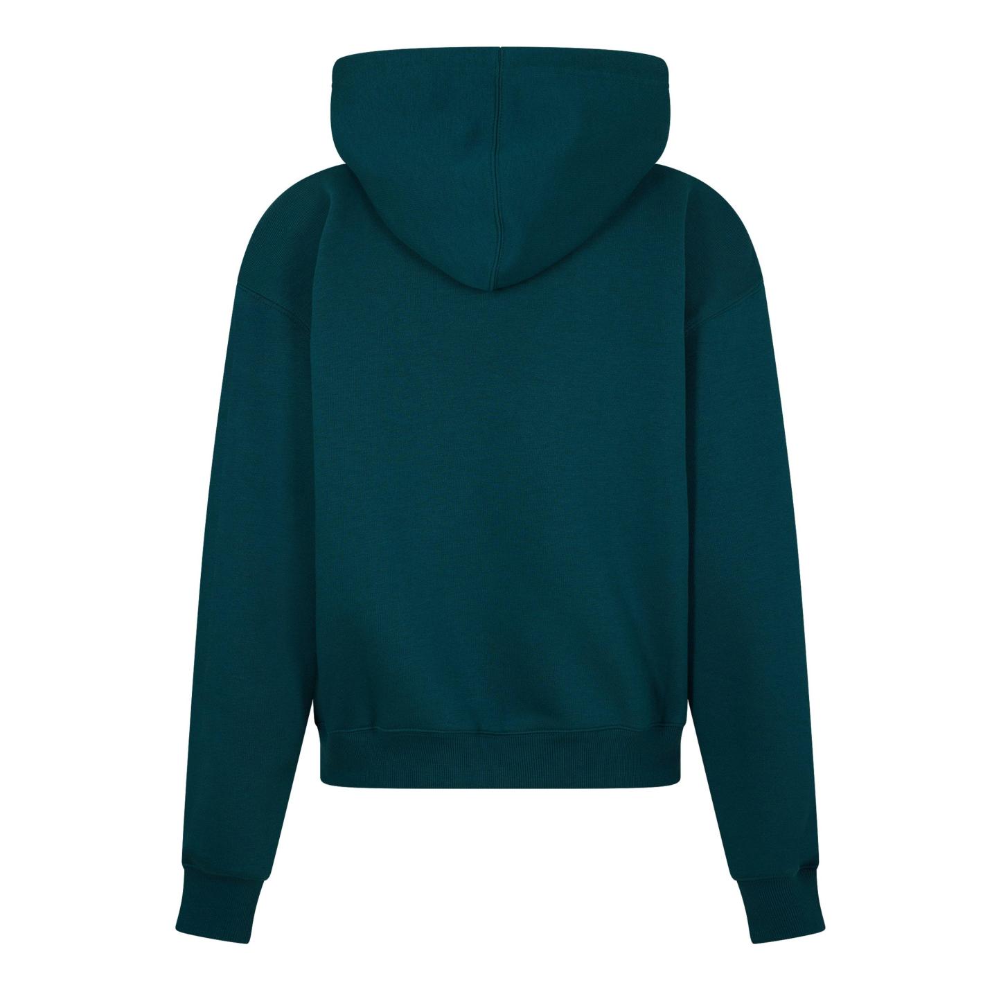 New Balance Womens Trackside Pull Over Hoody Green