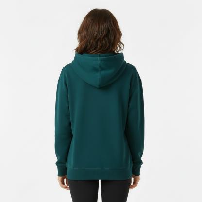 New Balance Womens Trackside Pull Over Hoody Green