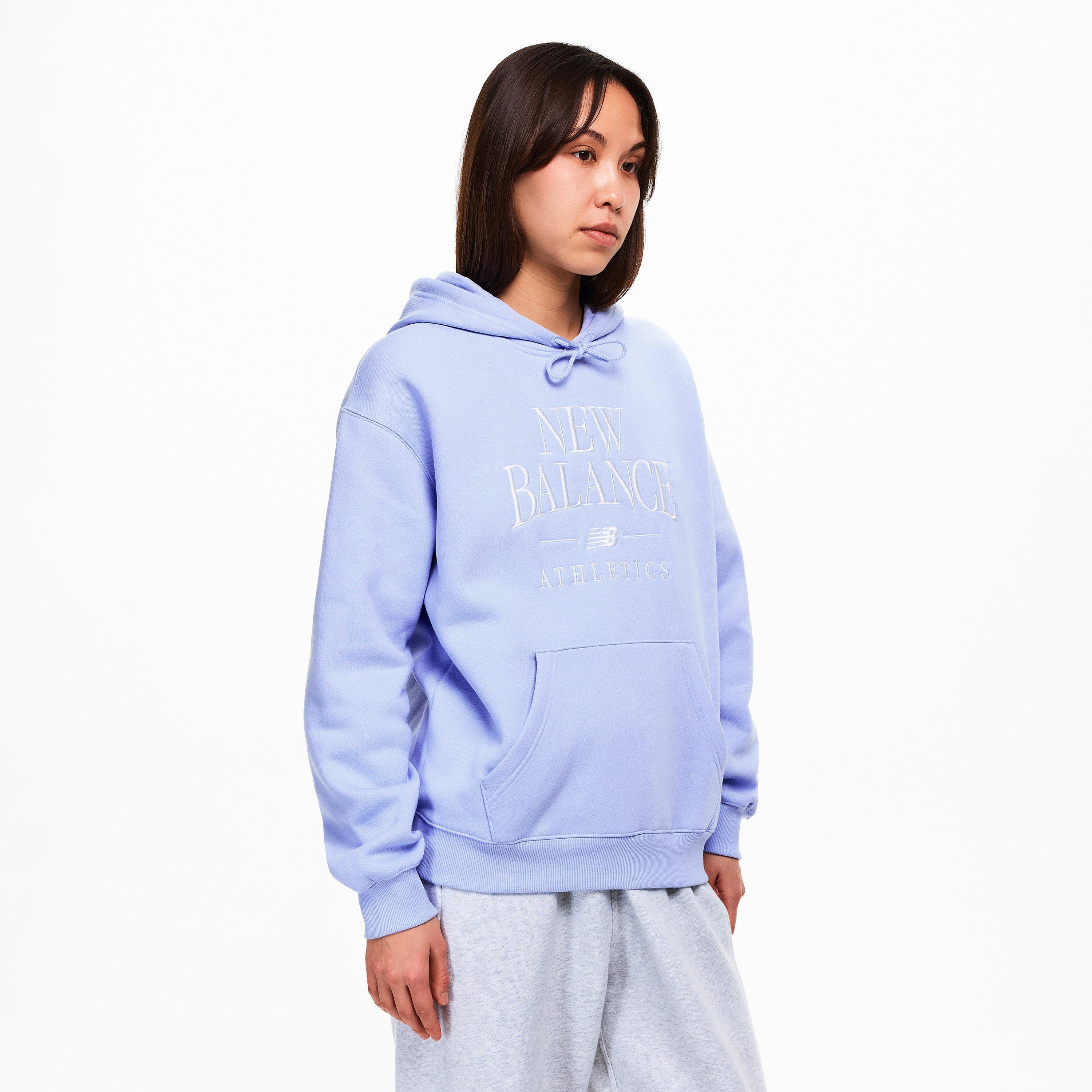 New Balance Womens Trackside Pull Over Hoody Lilac