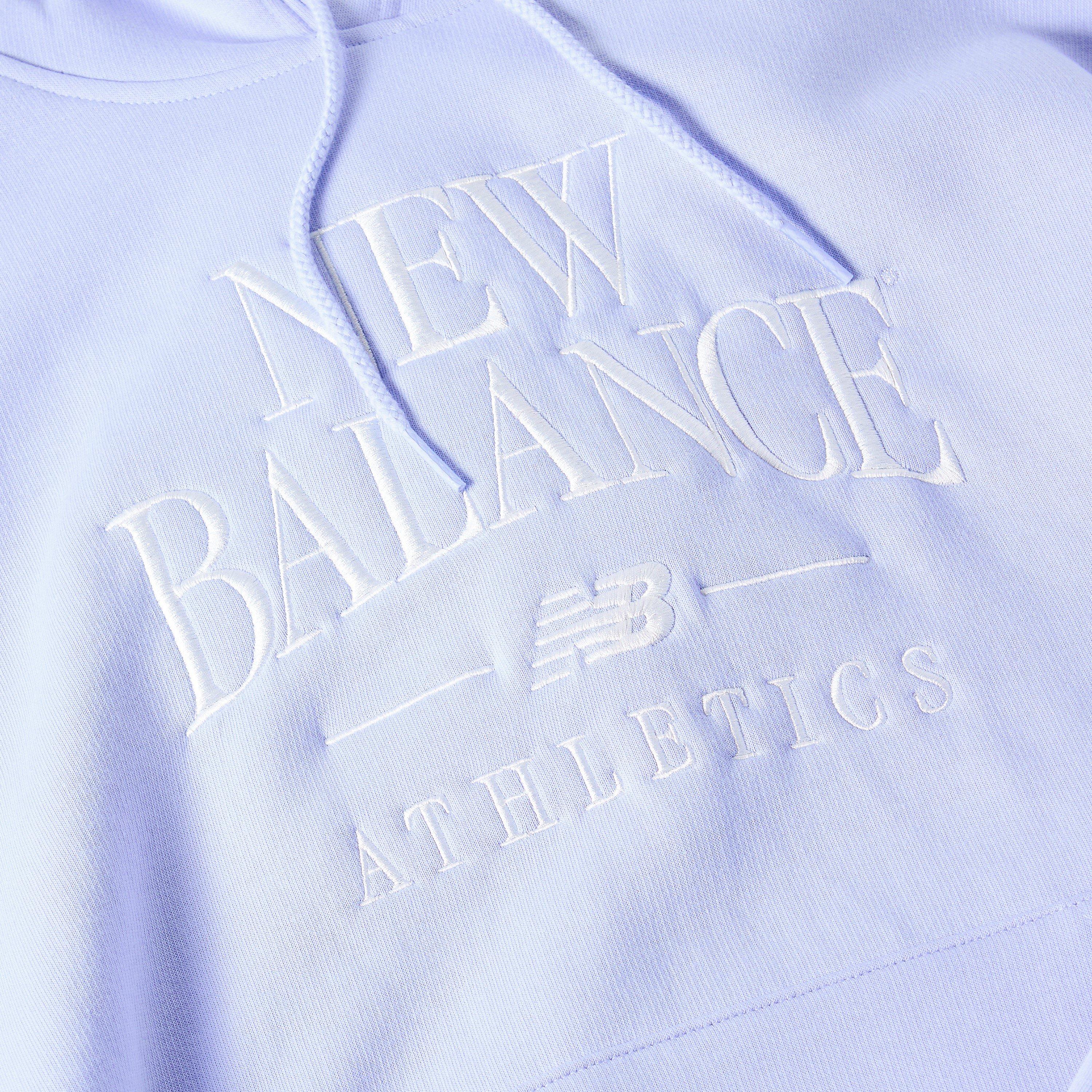 New Balance Womens Trackside Pull Over Hoody Lilac