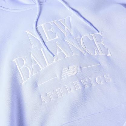 New Balance Womens Trackside Pull Over Hoody Lilac