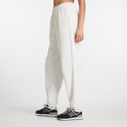 New Balance Women's Closed Hem Fleece Joggers Grey Marl