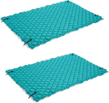 Intex Giant Inflatable Floating Water Mat Relaxing Platform Pad for Pools and Lakes