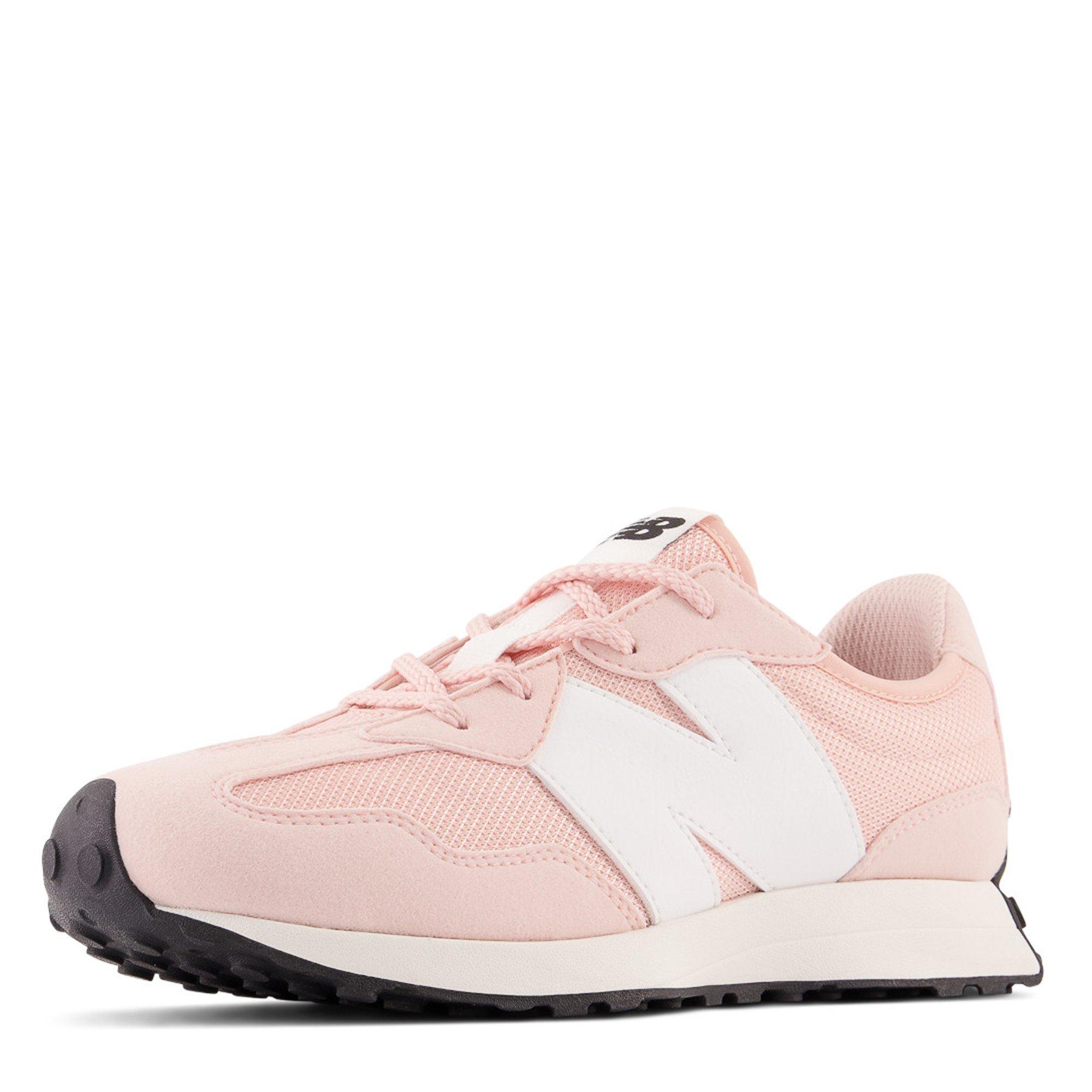 New Balance Kids' 327 Suede Runners Pink/White (06159307)
