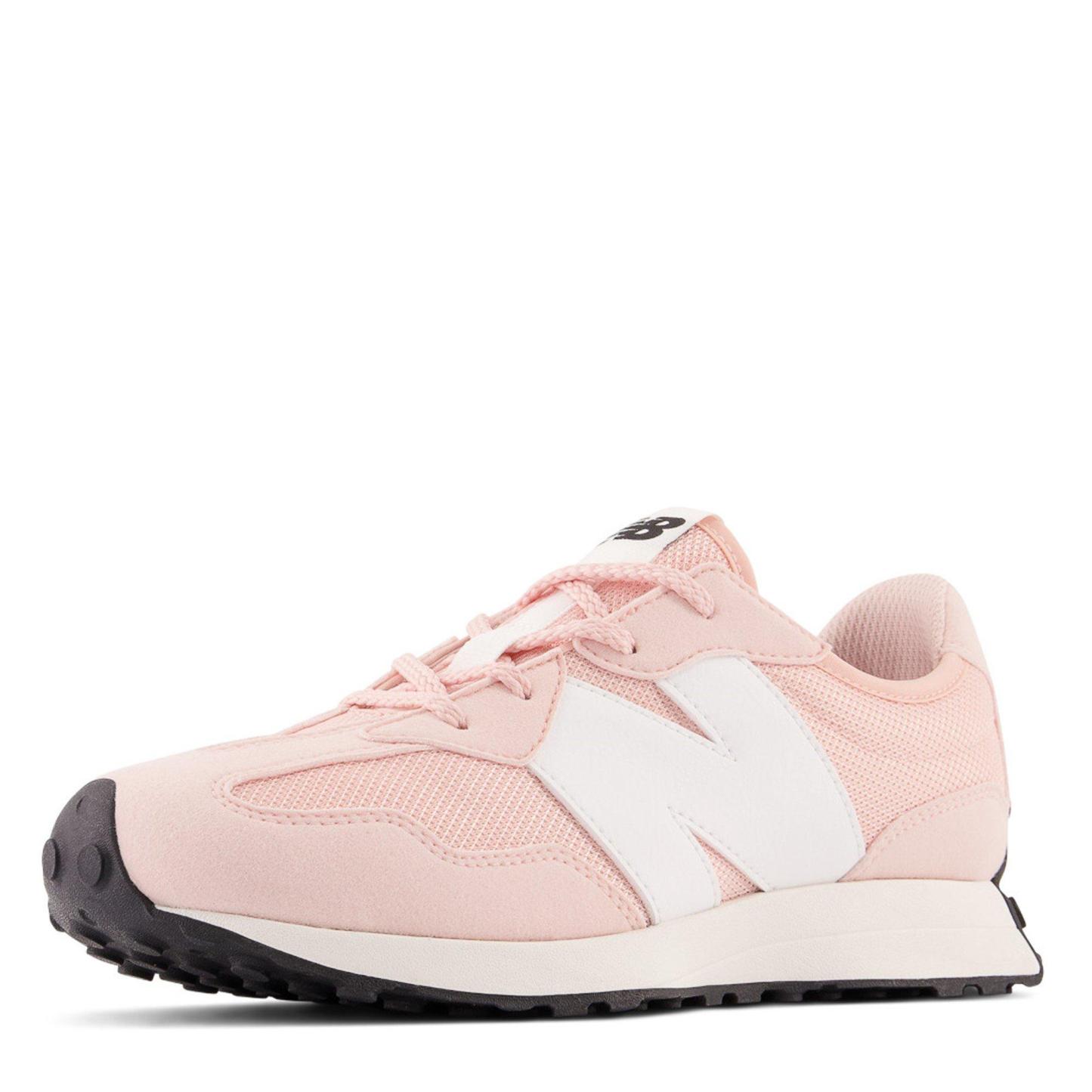 New Balance Kids' 327 Suede Runners Pink/White (06159307)