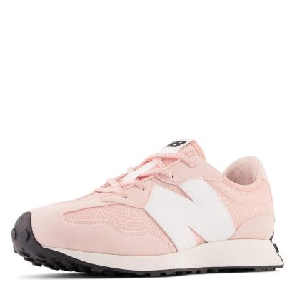 New Balance Kids' 327 Suede Runners Pink/White (06159307)
