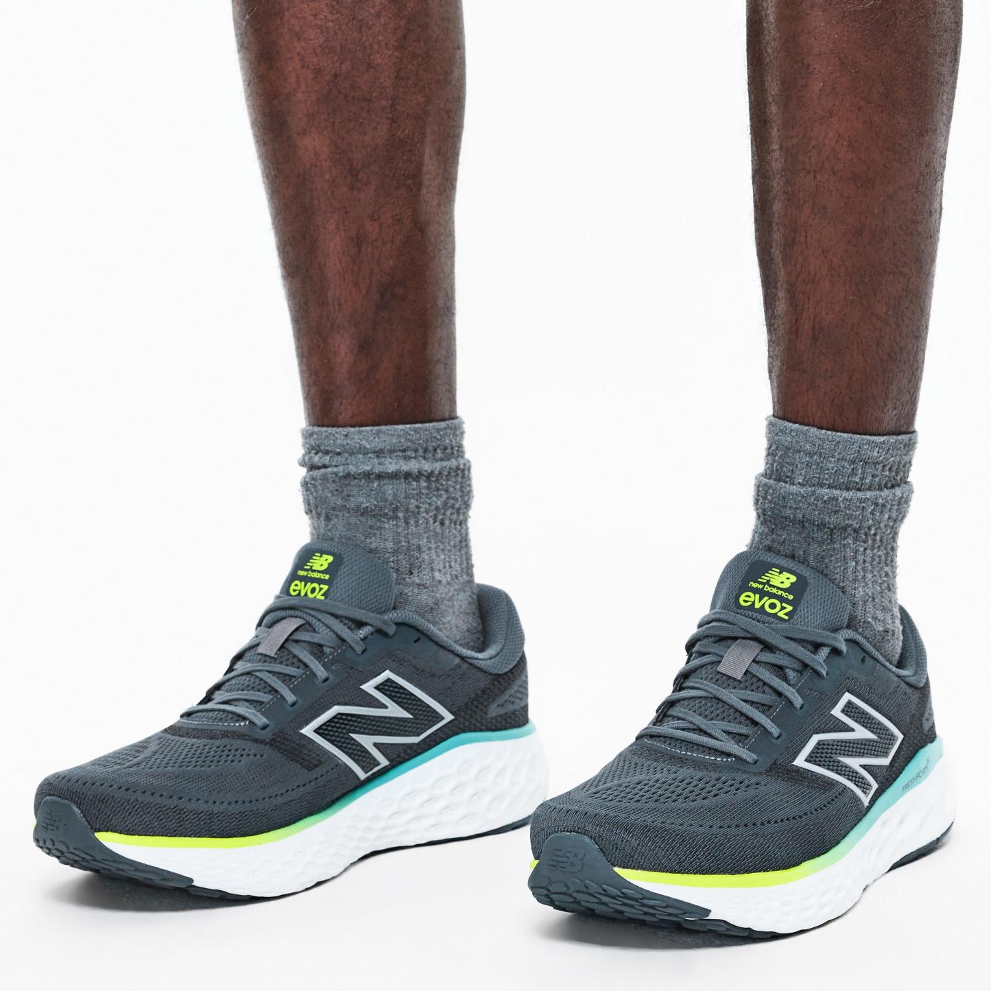 New Balance NB Evoz v4 Road Running Shoes Mens Graphite/Alkaln