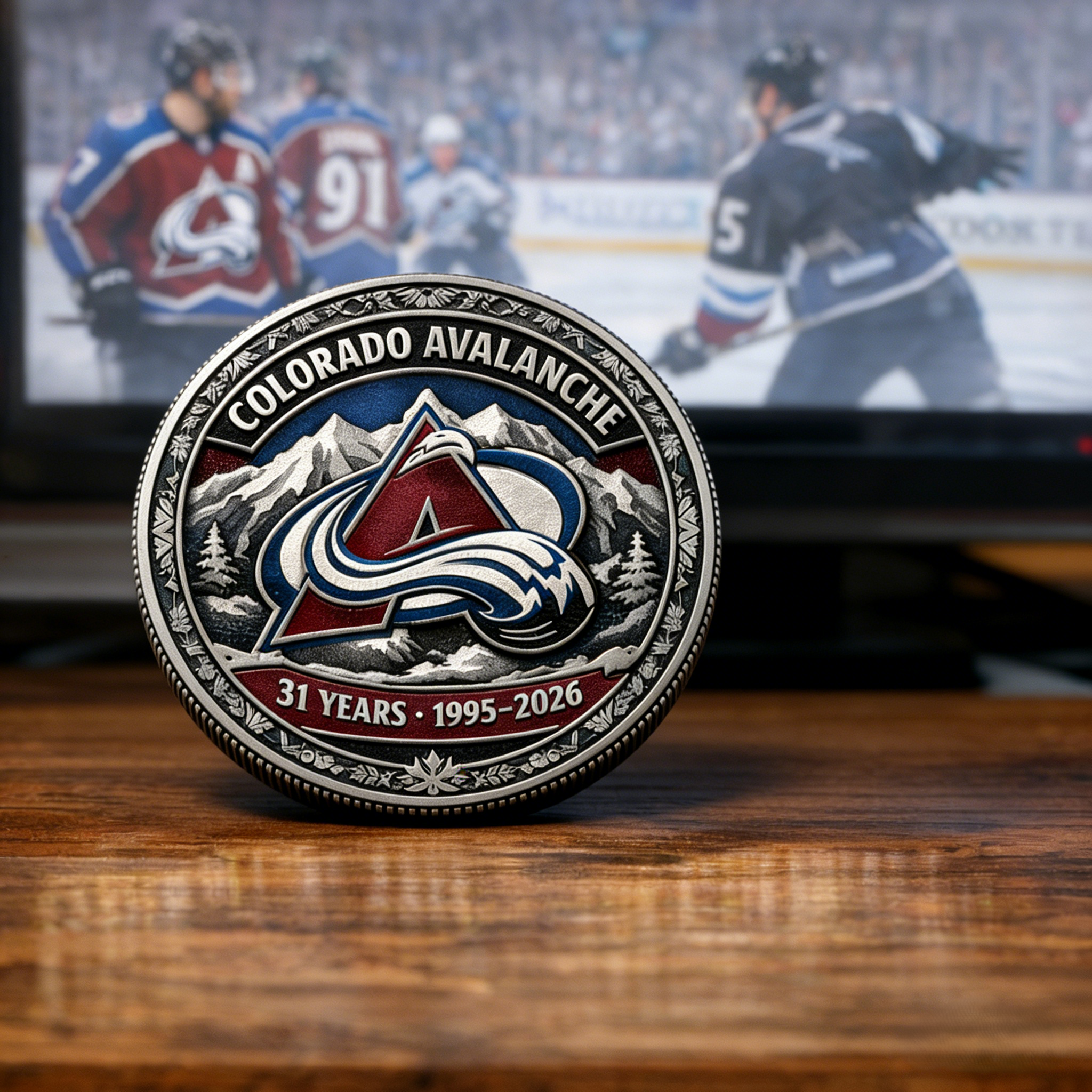 Colorado Avalanche 31st Anniversary Legacy Coin