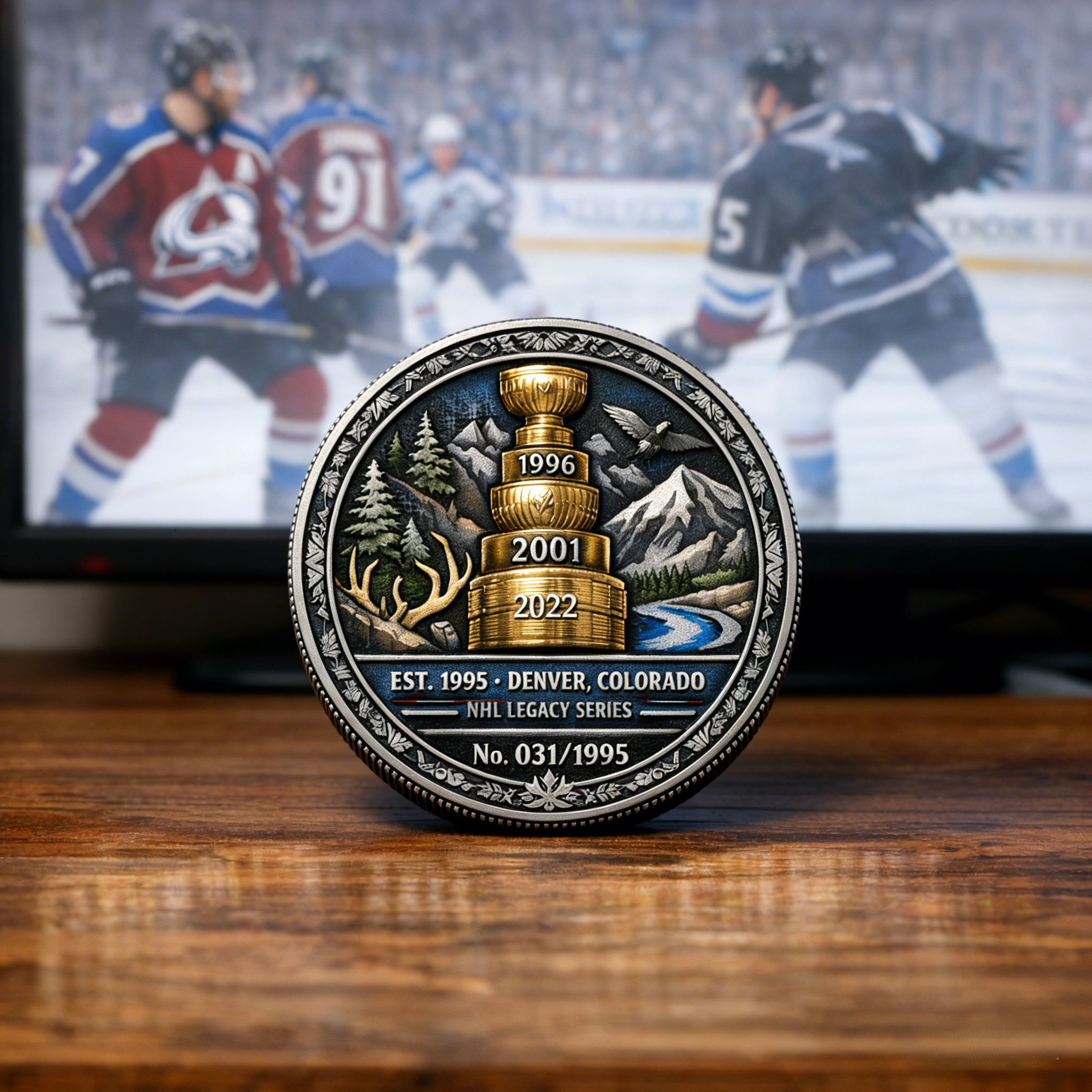 Colorado Avalanche 31st Anniversary Legacy Coin