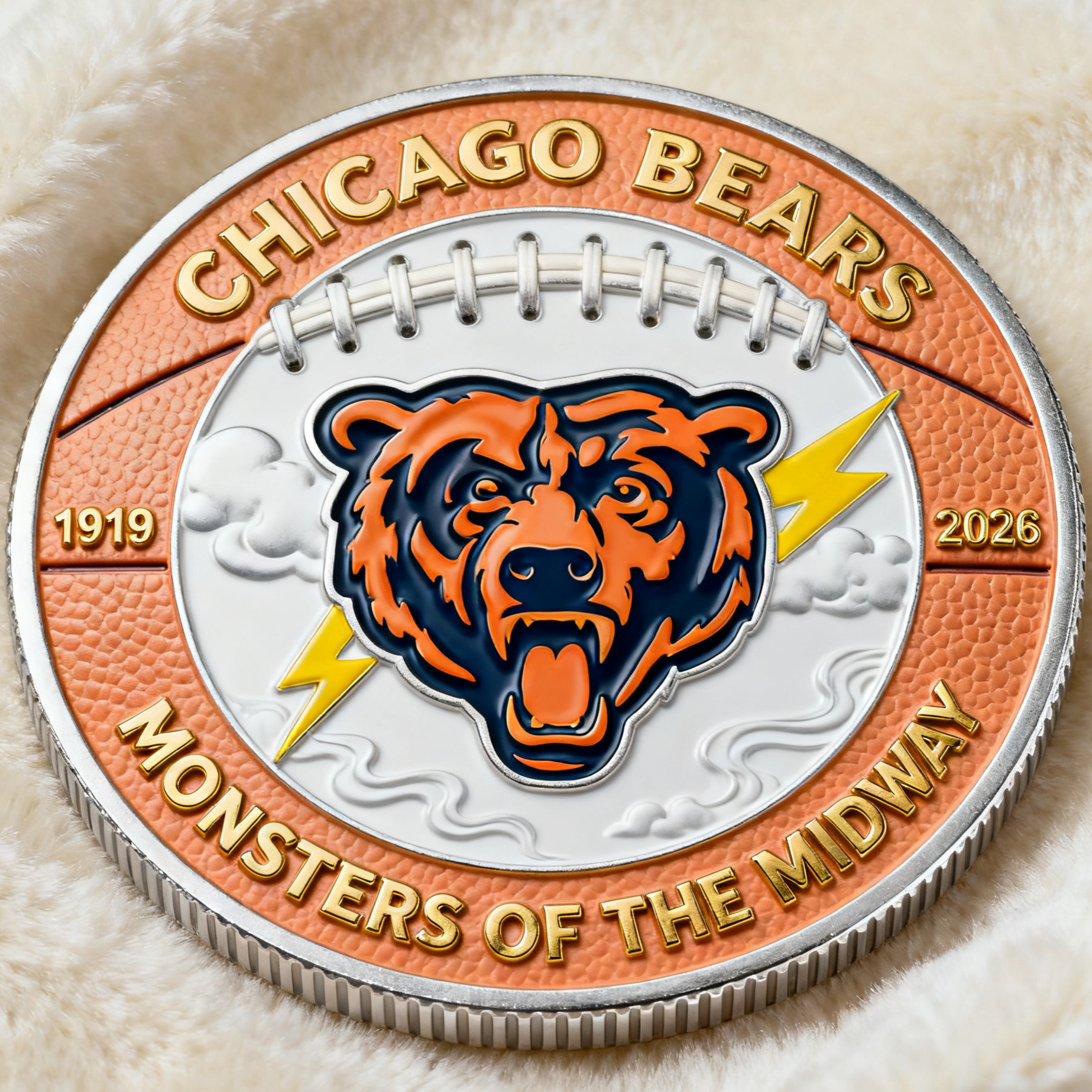 Chicago Bears 107th Anniversary Commemorative Coin