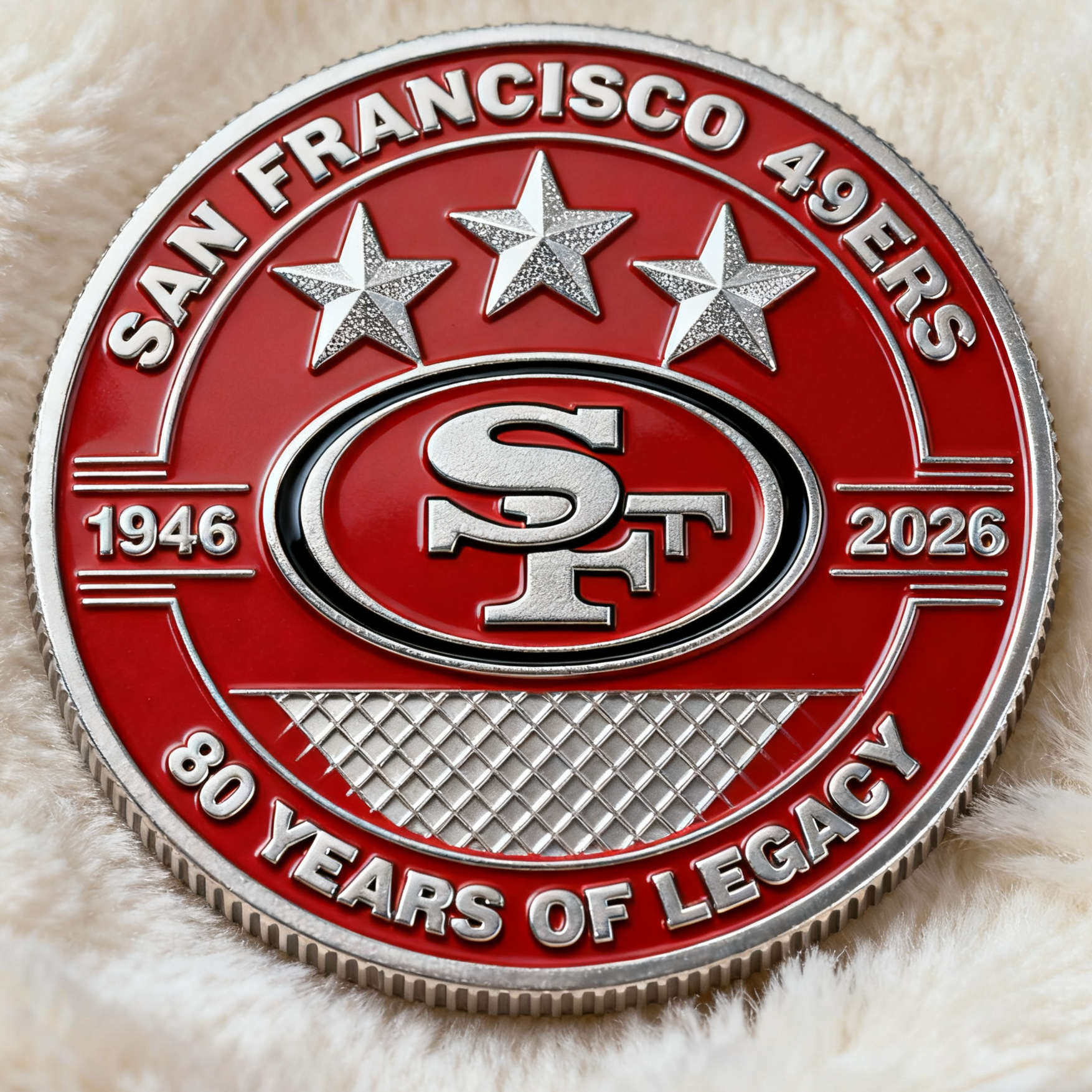 San Francisco 49ers 80th Anniversary Commemorative Coin