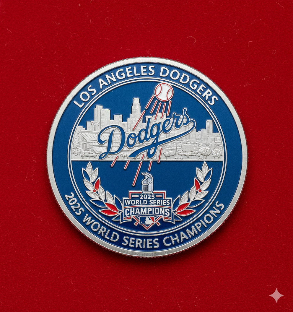 2025 Los Angeles Dodgers World Championship Commemorative Coin