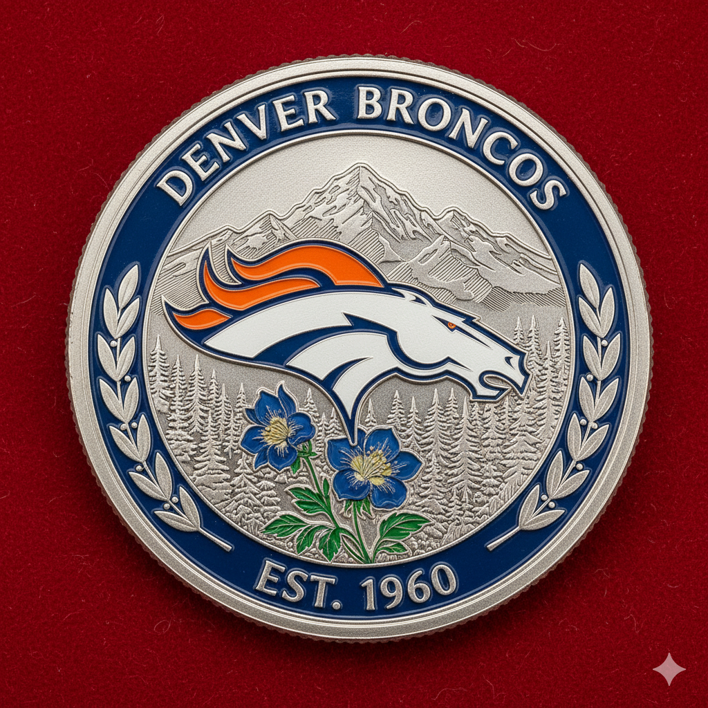 Denver Broncos 66th Anniversary Commemorative Coin