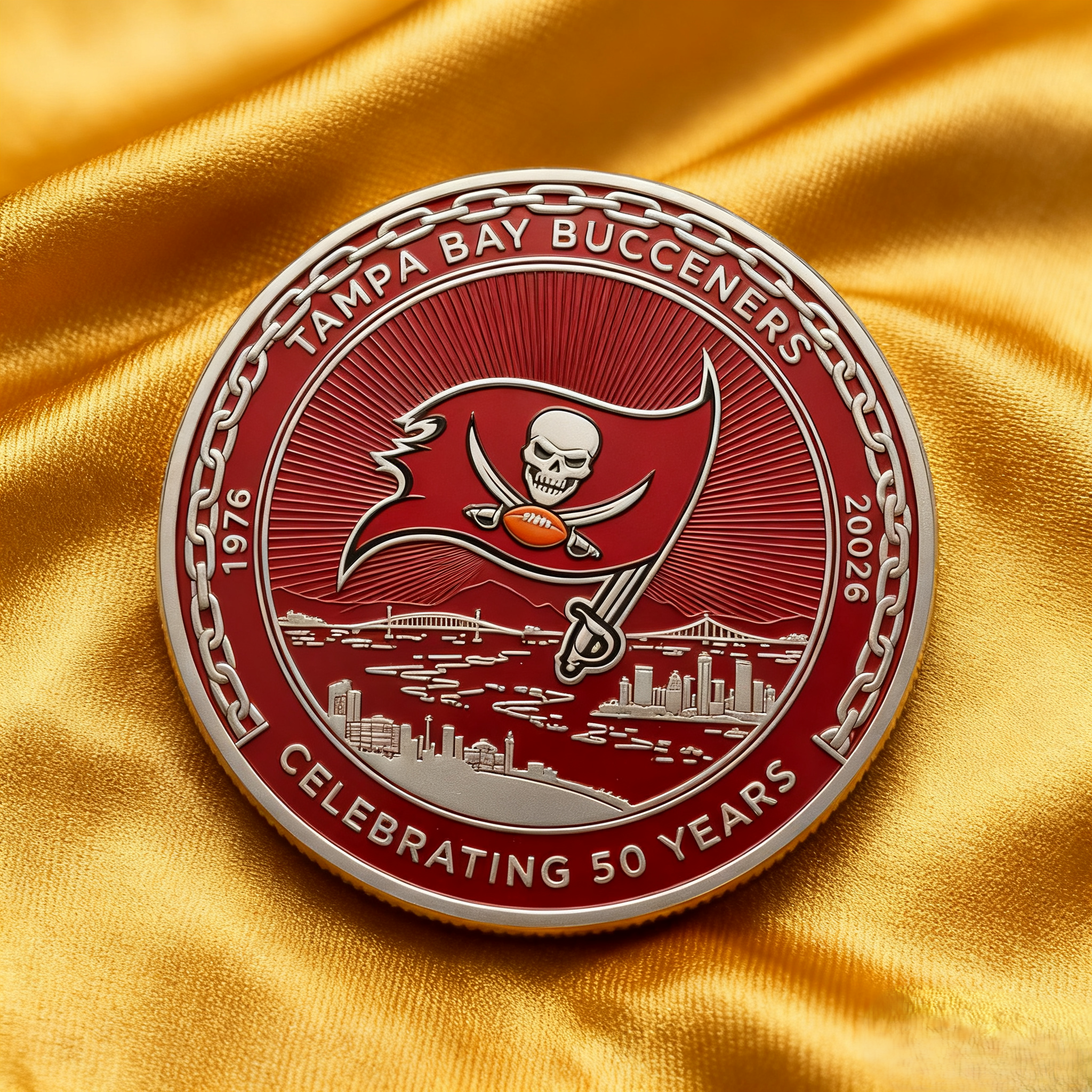 Tampa Bay Pirates 50th Anniversary Commemorative Coin