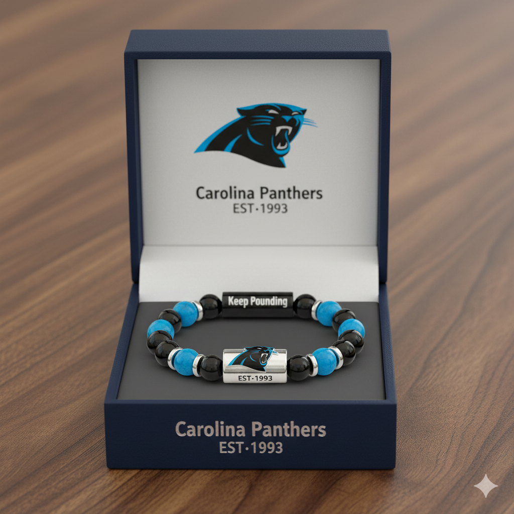 Carolina Panthers Lucky Bracelet